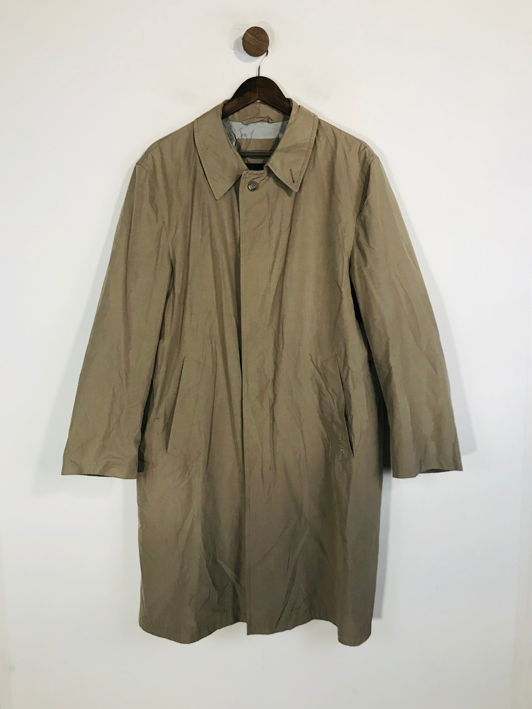 Bongardi Men's Gore-Tex Trench Coat Overcoat | 38 | Beige