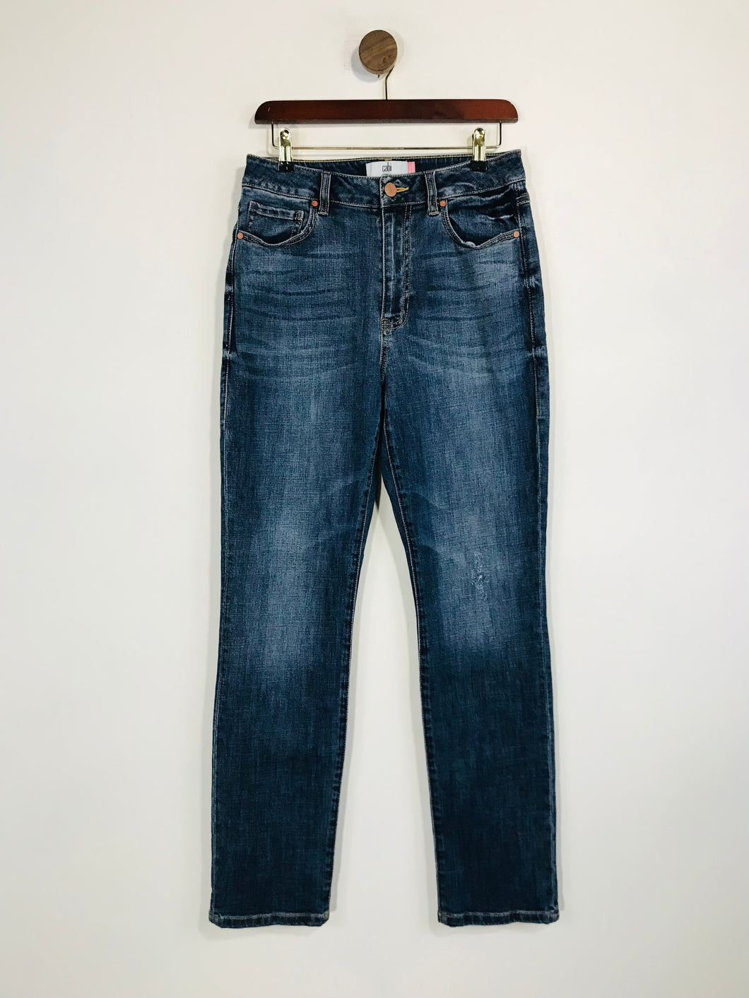 Cabi Women's High Waist Straight Jeans | US6 UK10 | Blue