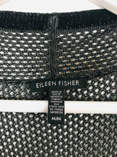 Load image into Gallery viewer, Eileen Fisher Women’s Crochet Cardigan | M UK10 | Black
