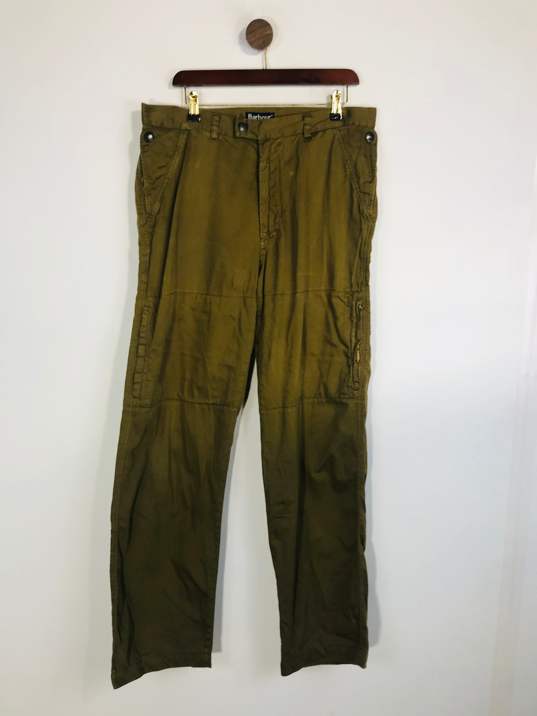 Barbour Men's Cargo Style Chinos Trousers | 36 | Green