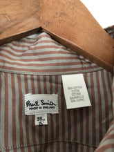 Load image into Gallery viewer, Paul Smith Men’s Stripe Shirt | 38 15.5 | Grey and Red
