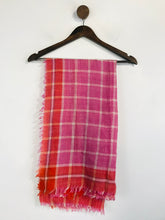Load image into Gallery viewer, Inoui Women&#39;s Wool Check Gingham Scarf | OS | Pink
