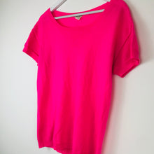 Load image into Gallery viewer, J. Crew Cashmere Short Sleeve Top | M UK12 | Pink
