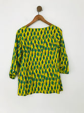 Load image into Gallery viewer, White Stuff Women&#39;s Patterned T-Shirt | UK12 | Yellow
