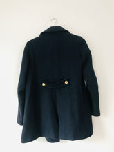 Load image into Gallery viewer, Zara Women’s Wool Blend Pea Coat | M UK12 | Blue

