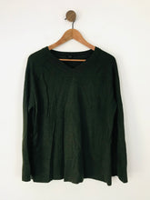 Load image into Gallery viewer, Cos Women&#39;s Wool V-Neck Jumper | S | Green
