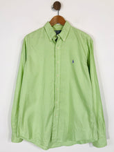 Load image into Gallery viewer, Ralph Lauren Men&#39;s Check Gingham Button-Up Shirt | 40-41 | Green
