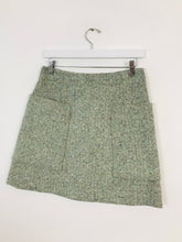 Load image into Gallery viewer, Cos Women’s Tweed Mini Skirt | UK8 | Blue
