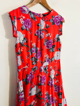 Load image into Gallery viewer, Oasis Women&#39;s Floral High Neck A-Line Dress | UK10 | Multicoloured
