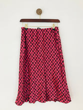 Load image into Gallery viewer, Boden Women’s Silk Floral A-Line Midi Skirt | UK10 | Pink
