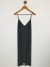 Load image into Gallery viewer, Zara Women&#39;s Polka Dot Shift Dress | S UK8 | Black
