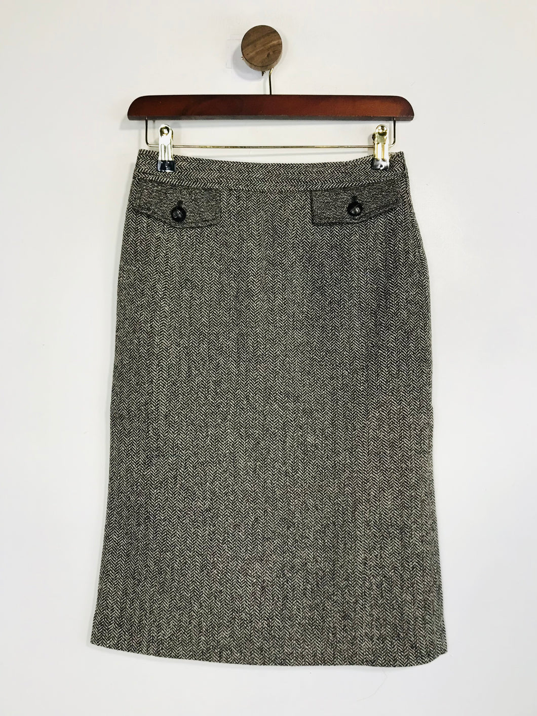 Ted Baker Women's Tweed Smart Pencil Skirt | 1 | Grey