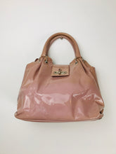 Load image into Gallery viewer, Russell &amp; Bromley Womens Patent Tote Bag | Medium | Pink
