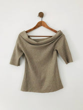 Load image into Gallery viewer, Coast Women&#39;s Off the Shoulder Blouse | M | Beige
