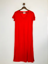 Load image into Gallery viewer, Absolut Cashmere Women&#39;s Linen Shirt Dress | S UK8 | Red
