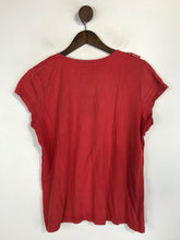 Load image into Gallery viewer, Katherine Hamnett Women&#39;s Cotton T-Shirt | L UK14 | Red
