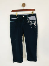 Load image into Gallery viewer, Joe Browns Women&#39;s Cotton Floral Straight Jeans | UK10 | Blue

