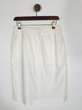 Load image into Gallery viewer, Alex&amp;Co Women&#39;s Cotton Smart Pencil Skirt | UK10 | White
