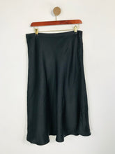 Load image into Gallery viewer, Banana Republic Women&#39;s Silk A-Line Skirt | UK10 | Black
