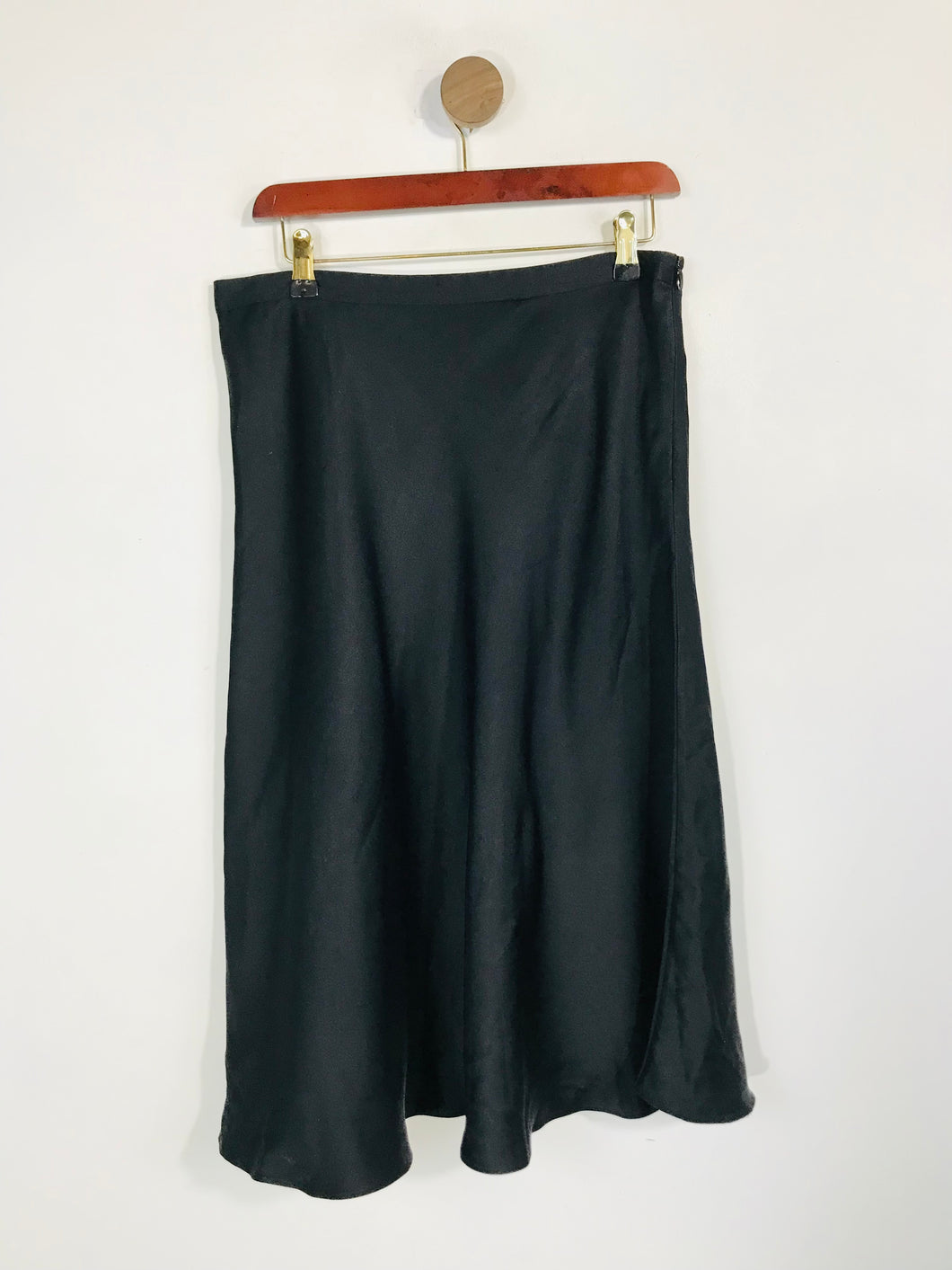 Banana Republic Women's Silk A-Line Skirt | UK10 | Black