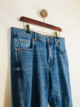 Load image into Gallery viewer, Zara Women&#39;s Crop Flare Jeans | EU44 UK16 | Blue
