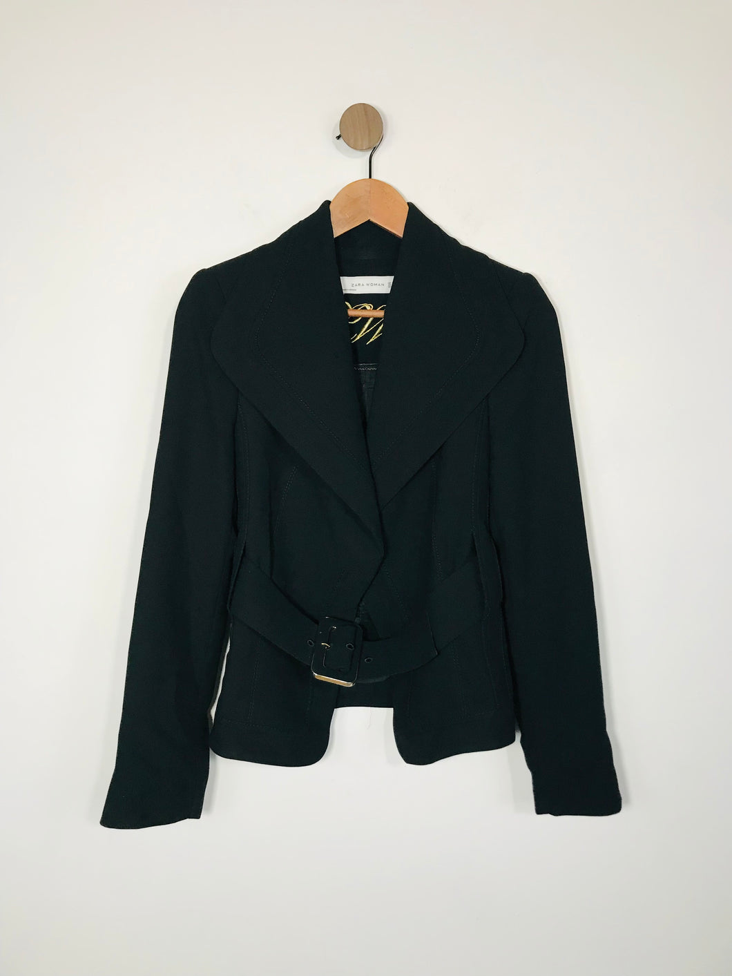 Zara Women's Smart Blazer Jacket | EU38 UK10 | Black