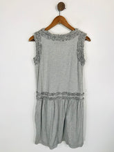 Load image into Gallery viewer, Luella Women&#39;s Cotton Ruffle Shift Dress | UK8 | Grey
