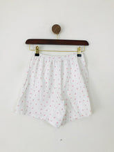 Load image into Gallery viewer, The Little White Company Kid&#39;s Cherry Bermuda Shorts | 11-12 Years | White
