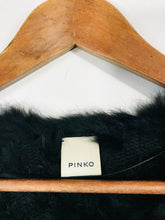 Load image into Gallery viewer, Pinko Women&#39;s Fluffy Cardigan | S UK8 | Black
