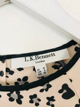 Load image into Gallery viewer, L.K.Bennett Women’s Leopard Print Blouse | UK10 | Pink

