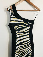 Load image into Gallery viewer, Jane Norman Women&#39;s Zebra Bodycon Dress NWT | UK6 | Multicoloured
