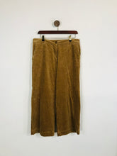 Load image into Gallery viewer, Baukjen Women&#39;s Crop Corduroy Trousers | UK12 | Brown
