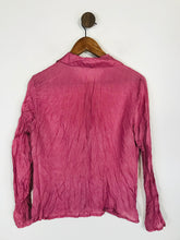 Load image into Gallery viewer, Anokhi for East Women&#39;s Long Sleeve Silk Blouse | UK12 | Pink
