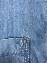 Load image into Gallery viewer, Calvin Klein Jeans Women Oversized Denim Shirt | UK12 | Blue
