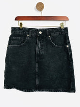 Load image into Gallery viewer, Zara Women&#39;s Denim Mini Skirt | M UK10-12 | Black
