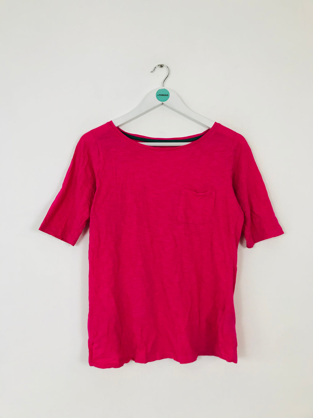 Boden Women’s Wide Neck T-Shirt | UK12 | Pink