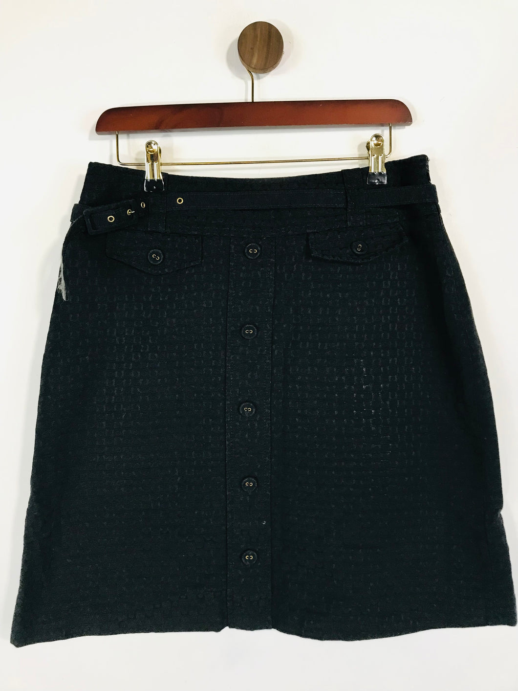 ASOS Women's Cotton Polka Dot A-Line Skirt | UK14 | Black