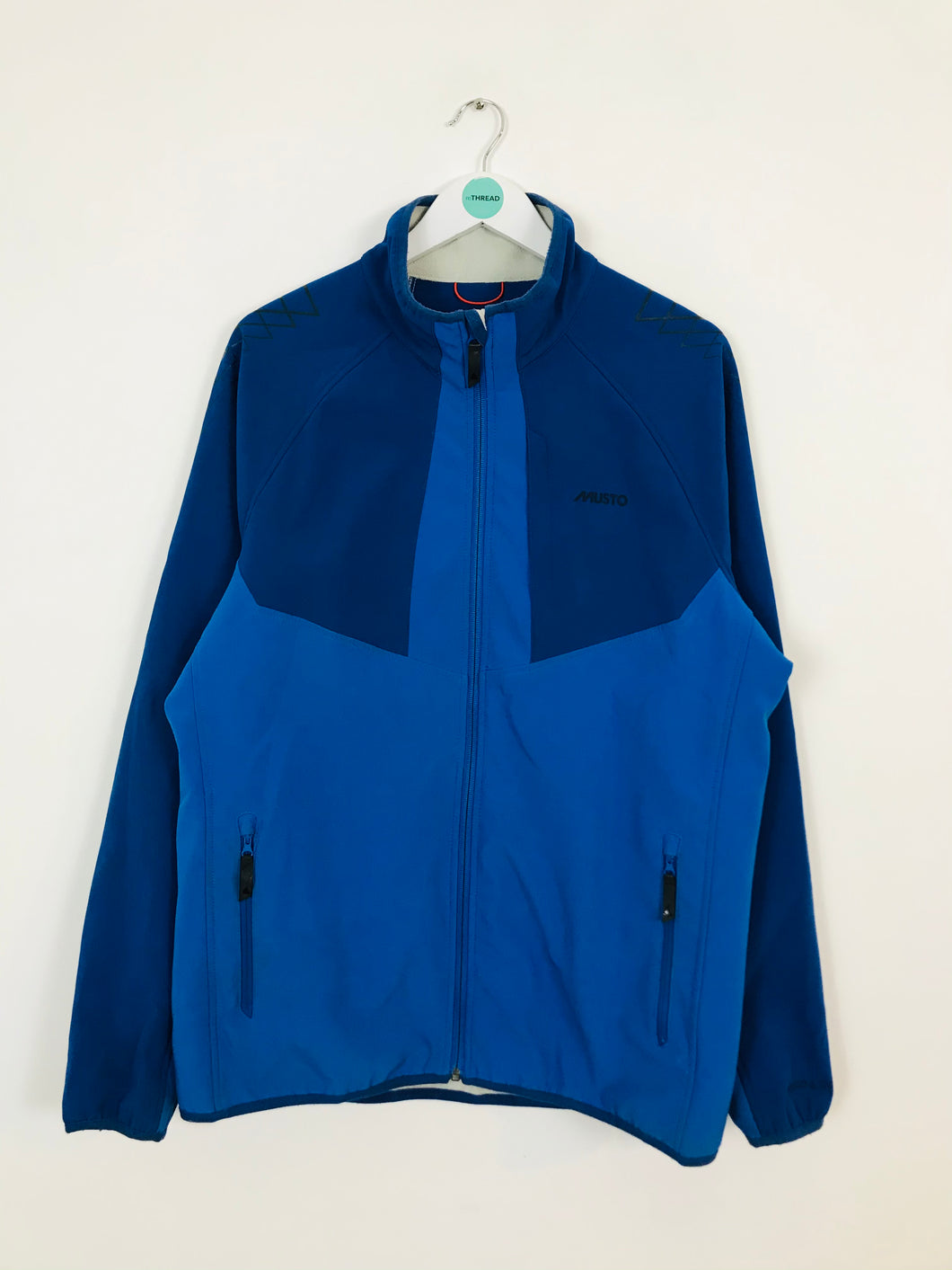 Musto Men’s Zip Up Windbreaker Sports Jacket | XL | Blue