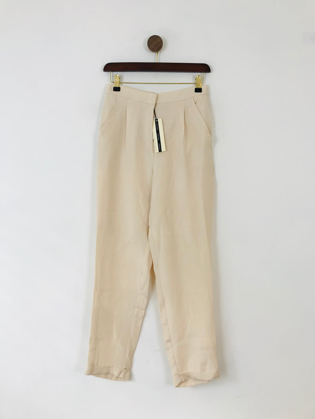 Topshop Women's Silk High Waisted Trousers NWT | UK8 | Pink