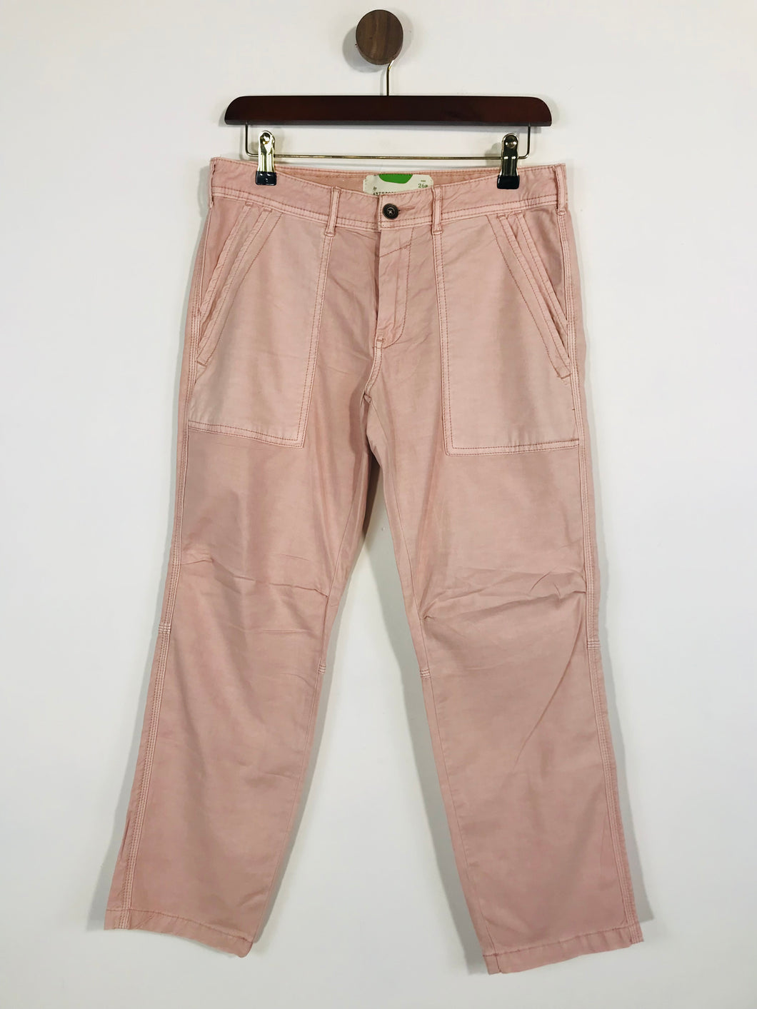 Anthropologie Women's Cargo Casual Trousers | 26 UK8 | Pink