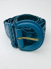 Load image into Gallery viewer, Mint Women&#39;s Leather Belt | Blue
