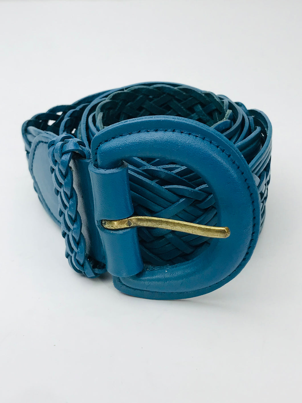 Mint Women's Leather Belt | Blue