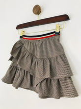 Load image into Gallery viewer, Zara Kid&#39;s Ruched Ruffle Skirt | Age 7 | Brown
