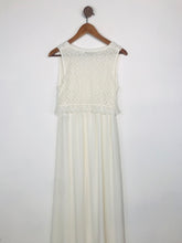 Load image into Gallery viewer, Mint Velvet Women&#39;s Cotton Lace Maxi Dress | UK10 | White
