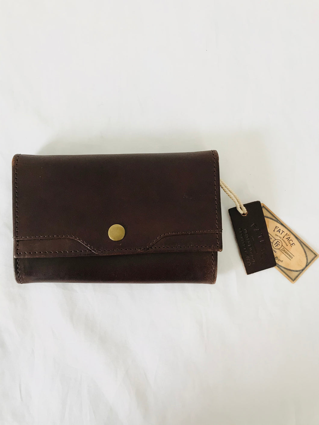 Fat Face Women’s Leather Wallet Purse NWT | Small | Brown