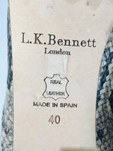 Load image into Gallery viewer, L.K. Bennett Women&#39;s Snakeskin Heels | EU40 UK7 | Multicoloured
