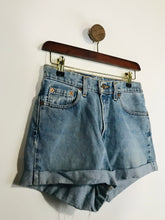 Load image into Gallery viewer, Levi’s Women&#39;s Denim Hot Pants Shorts | M UK10-12 | Blue
