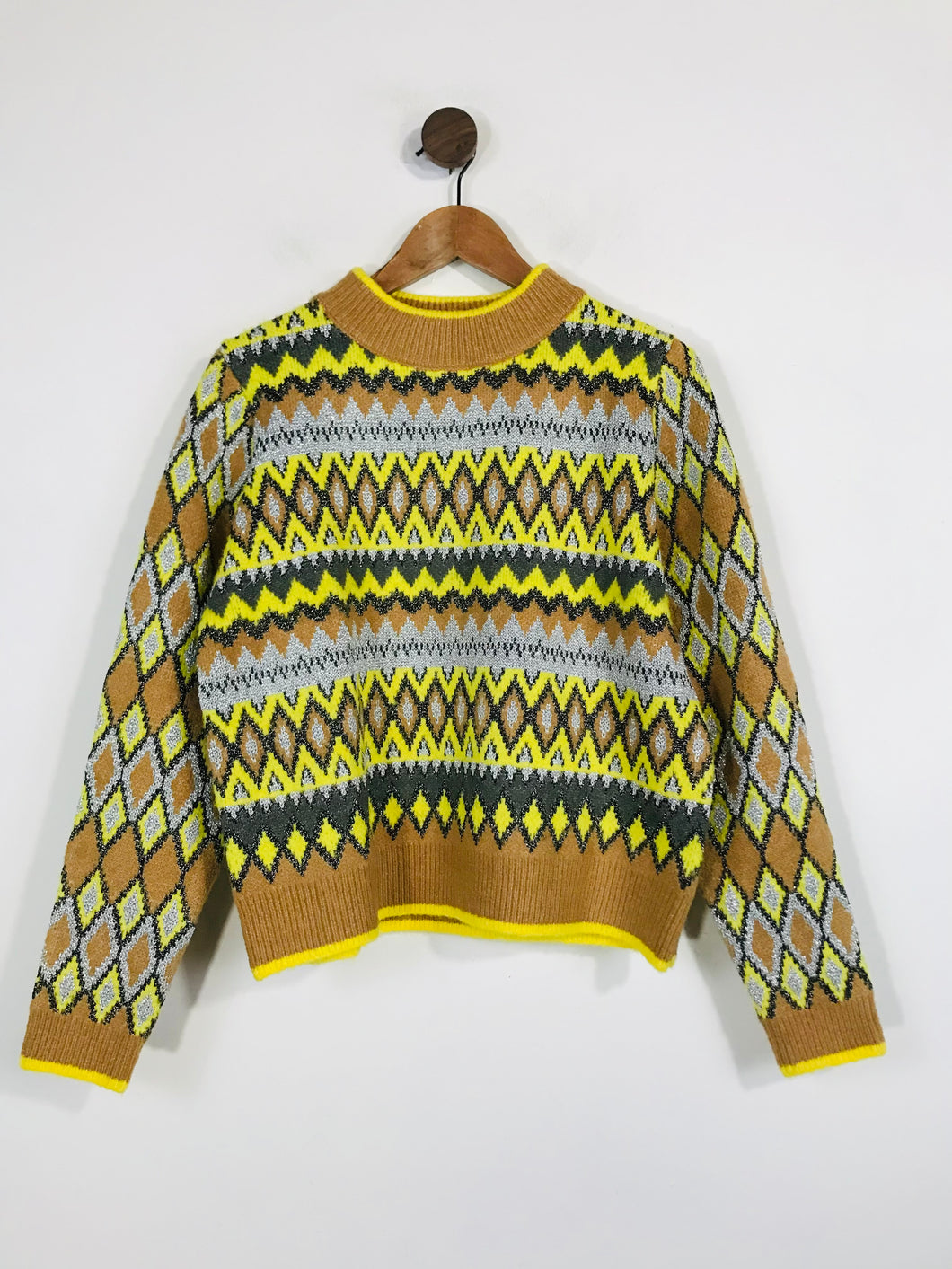 Zara Women's Boho Knit Jumper | M UK10-12 | Multicoloured