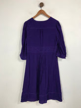 Load image into Gallery viewer, Monsoon Women&#39;s Pleated A-Line Dress | UK16 | Purple
