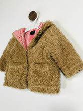 Load image into Gallery viewer, Mini Boden Kid&#39;s Teddy Overcoat Coat | 6-12 Months | Brown
